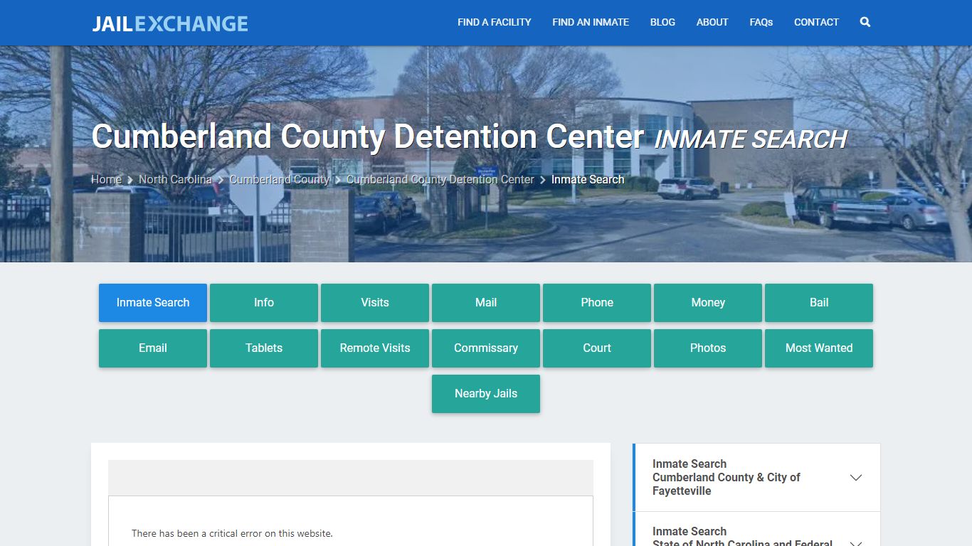 Cumberland County Detention Center Inmate Search - Jail Exchange